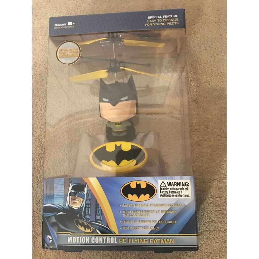 NEW! HOVER HERO DC Comics‎ Motion Control RC Flying Batman Rooftop Brands WB4001